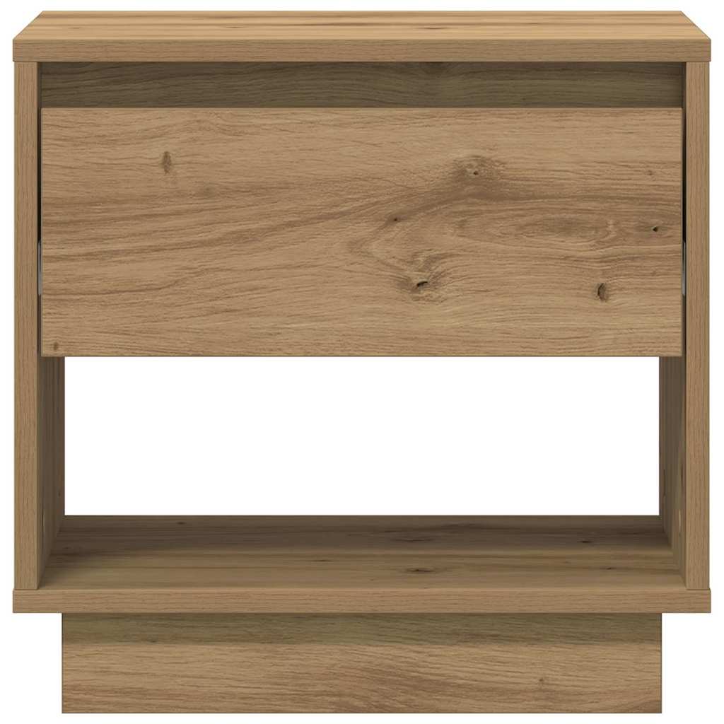 vidaXL Κομοδίνο 2 pcs Artisan Oak 45 x 34 x 44 εκ Επεξεργασμένο ξύλο