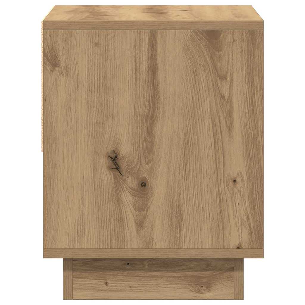 vidaXL Κομοδίνο 2 pcs Artisan Oak 45 x 34 x 44 εκ Επεξεργασμένο ξύλο