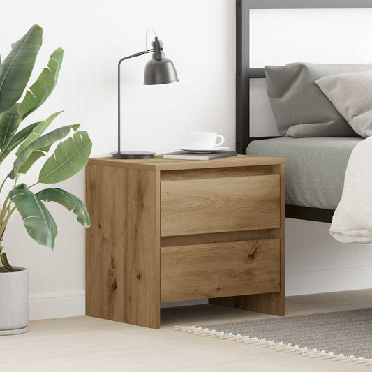 vidaXL Κομοδίνο Artisan Oak 45 x 34 x 44,5 εκ Επεξεργασμένο ξύλο