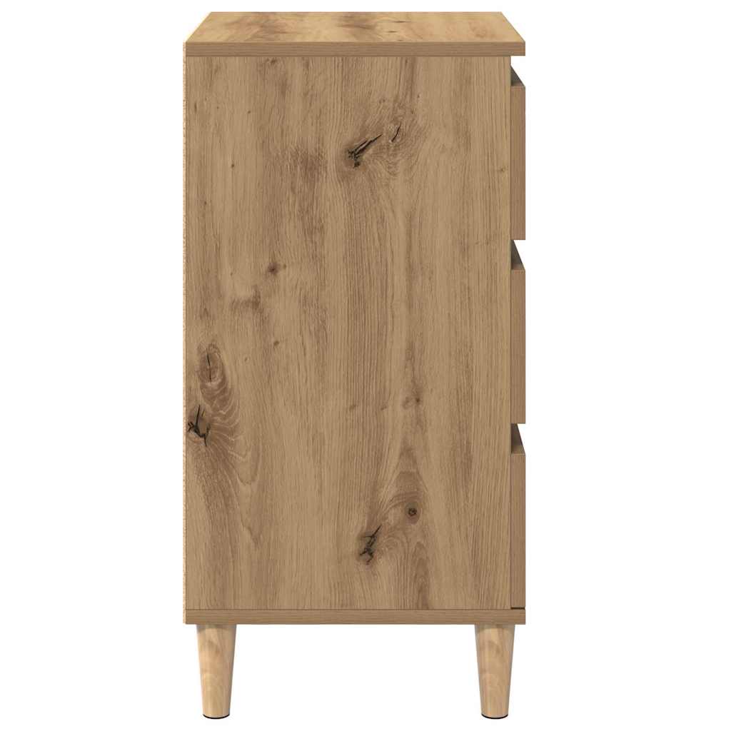 vidaXL Κομοδίνο Artisan Oak 40 x 35 x 70 εκ. Επεξεργασμένο ξύλο