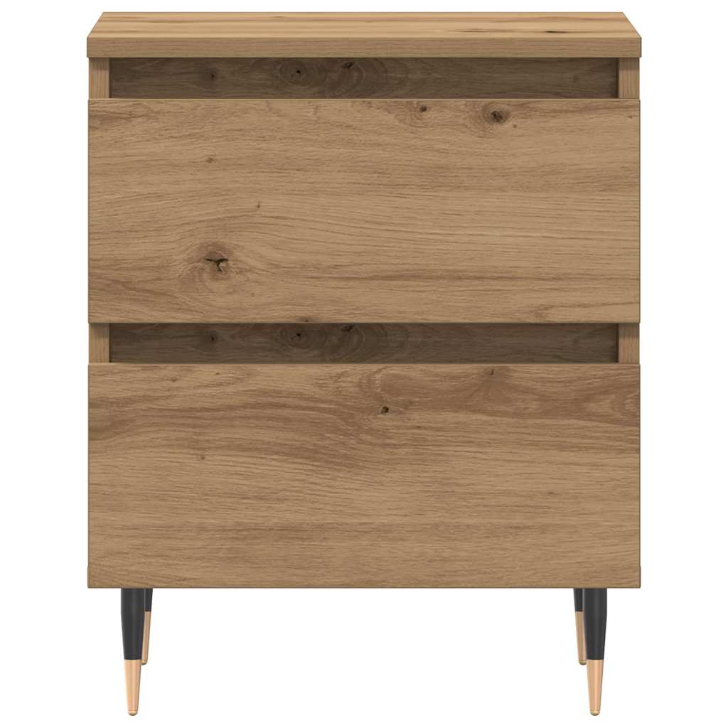 vidaXL Κομοδίνο Artisan Oak 40 x 35 x 50 εκ. Επεξεργασμένο ξύλο
