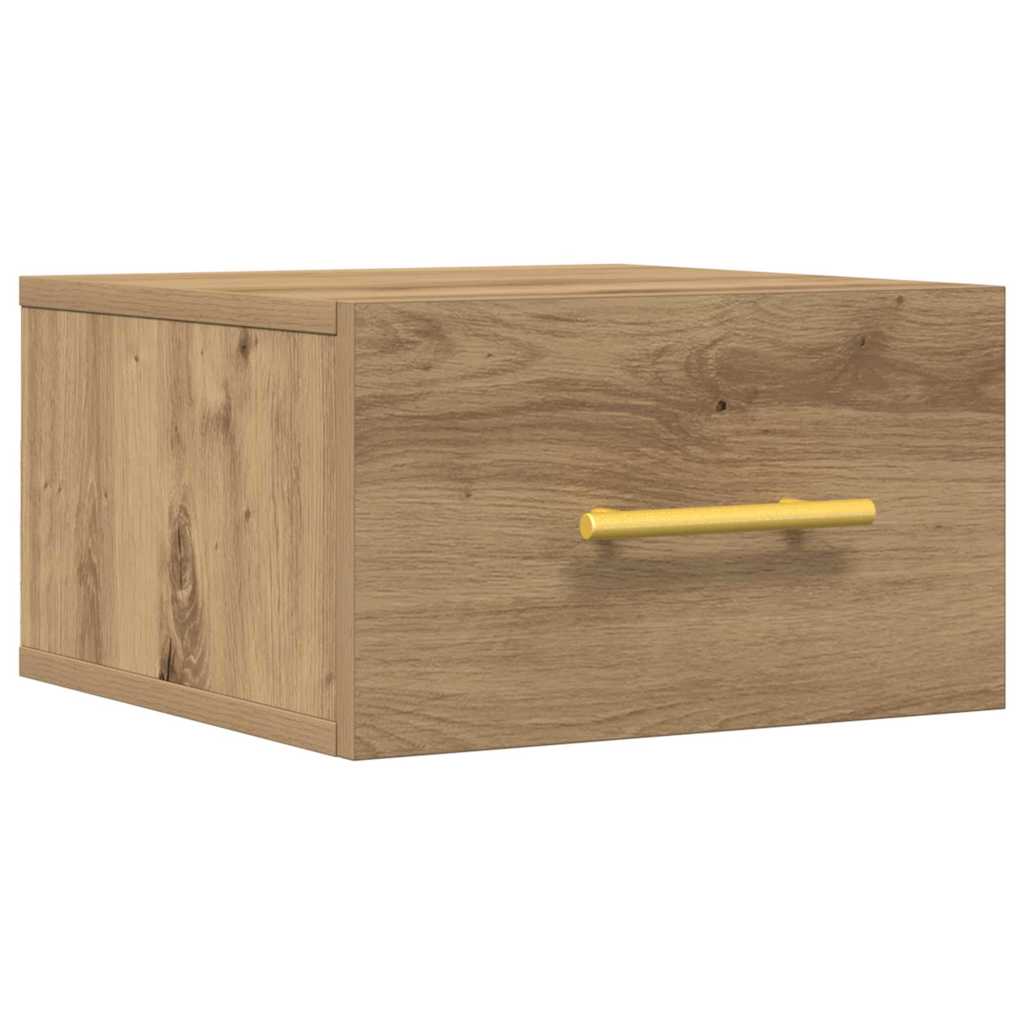 vidaXL Κομοδίνο 35 x 35 x 20 εκ Επεξεργασμένο Ξύλο Artisan Oak