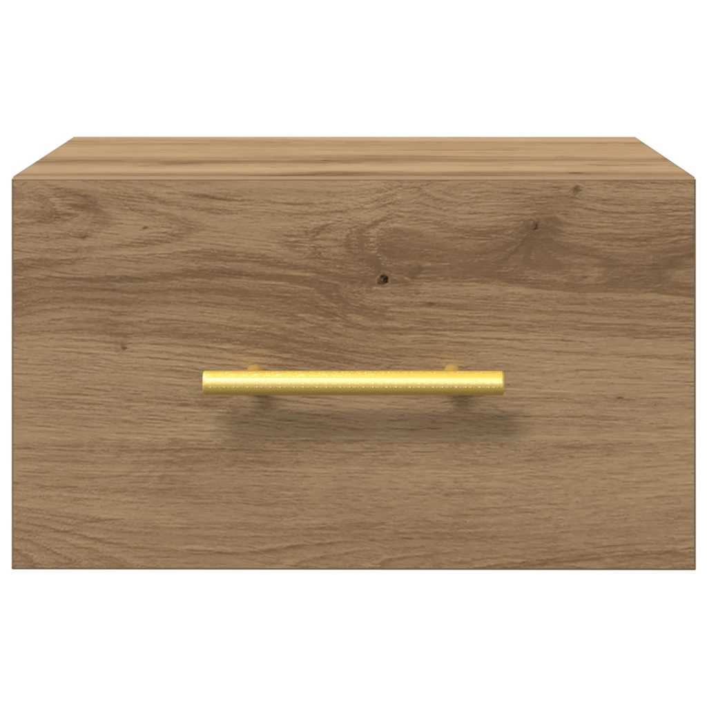 vidaXL Κομοδίνο 2 τμχ. 35 x 35 x 20 εκ Επεξεργασμένο Ξύλο Artisan Oak