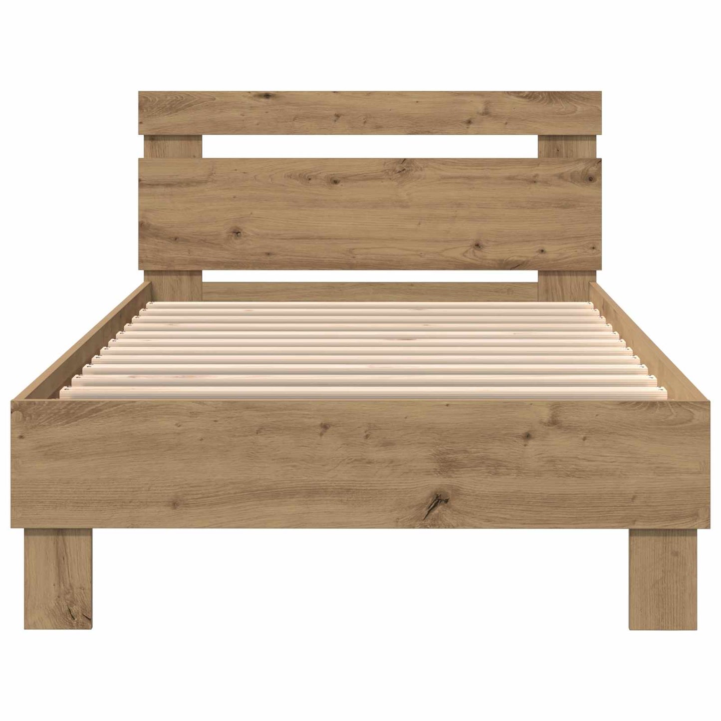 vidaXL Σκελετός Κρεβατιού Artisan Oak 90 x 190 cm Επεξεργασμένο Ξύλο