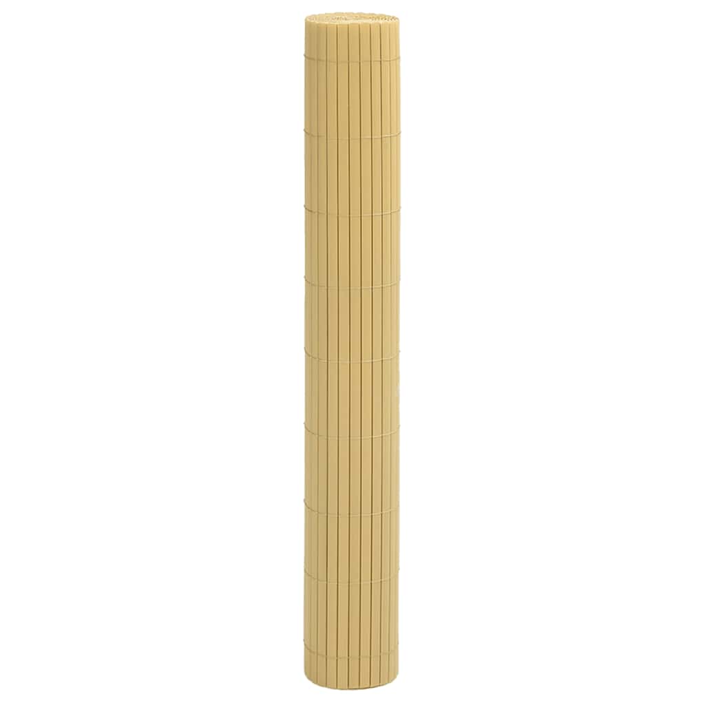 vidaXL Φράχτης Κήπου Διπλής Όψης Κίτρινος 1,8x3 μ. PVC
