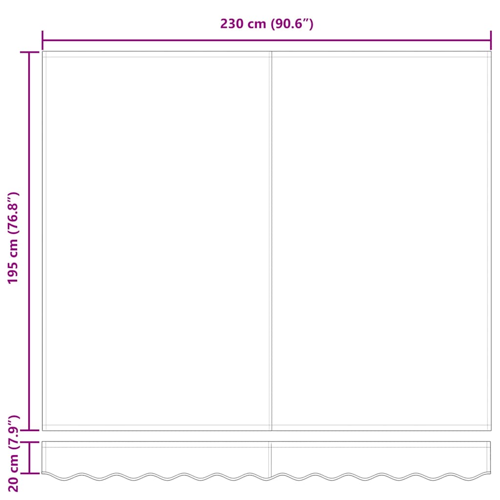 vidaXL Σκηνίτσα Αναδιπλούμενη Μπλε 250 x 200 cm ύφασμα