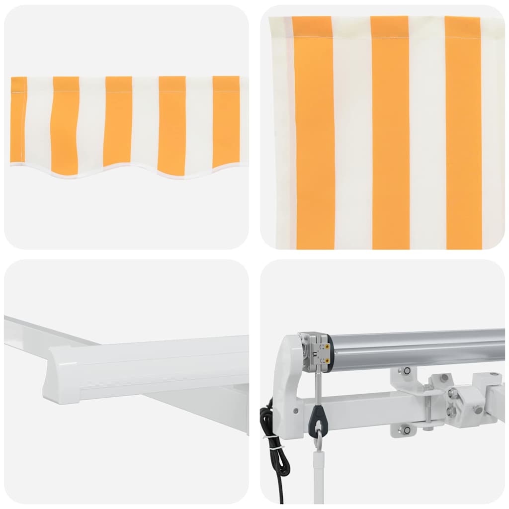 vidaXL Σκηνίτσα Αναδιπλούμενη Κίτρινο 250 x 200 cm ύφασμα