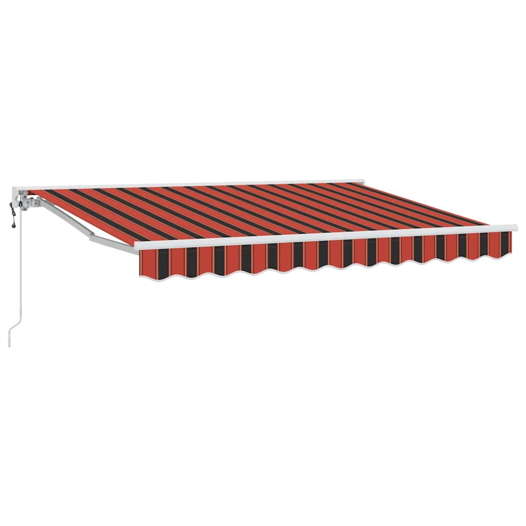 vidaXL Σκελετός Τέντας Πορτοκαλί και Μαύρο 250 x 200 cm