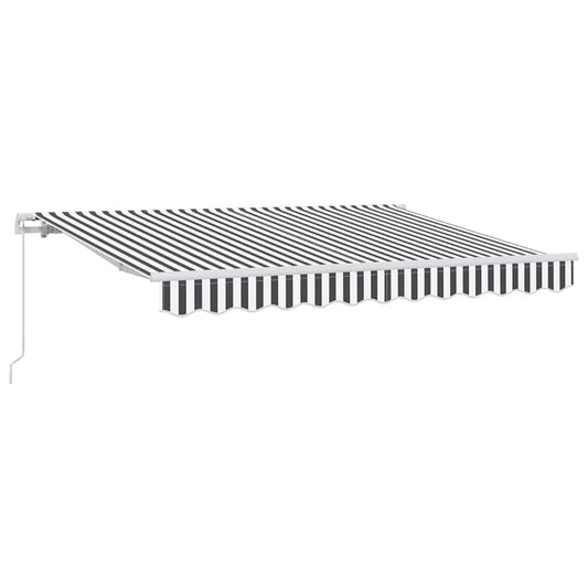 vidaXL Αναδιπλούμενη τέντα Ανθρακί 250 x 200 cm ύφασμα
