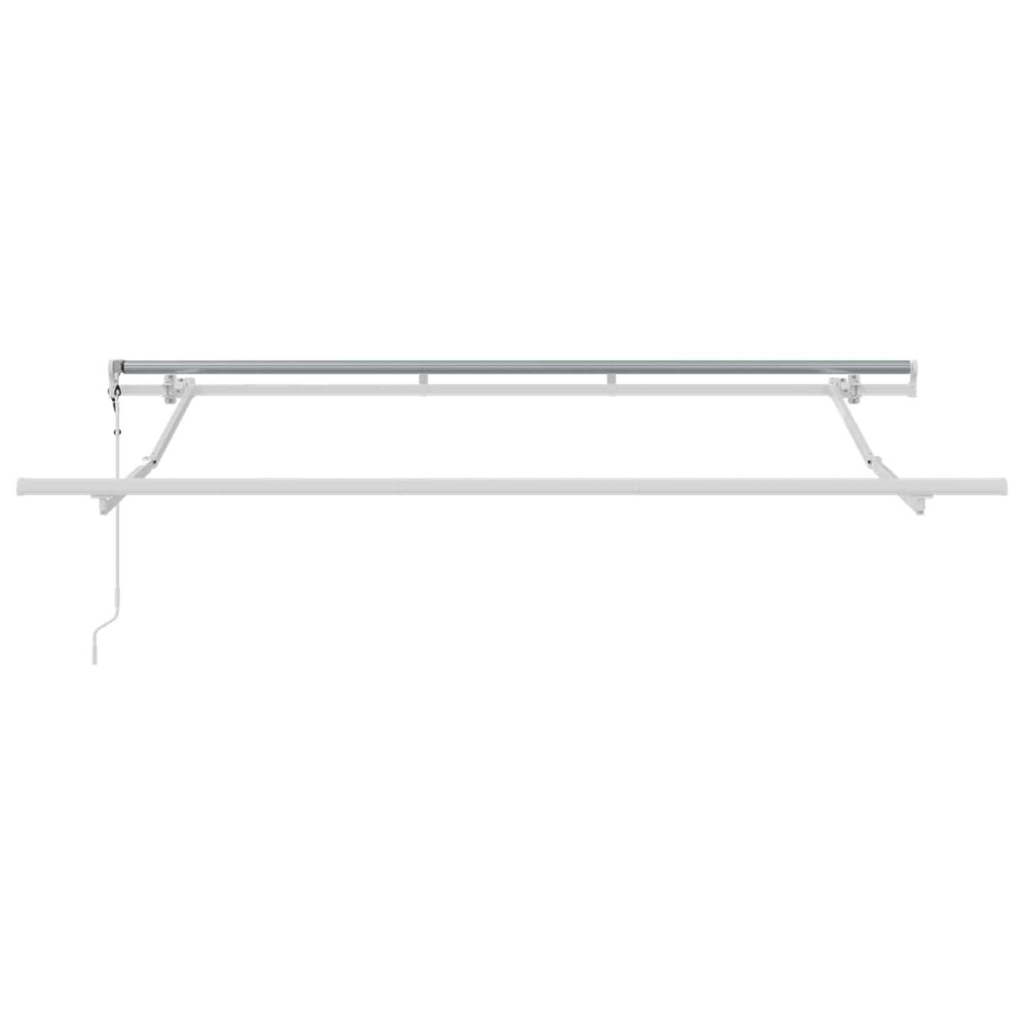vidaXL Αναδιπλούμενη τέντα Κίτρινο 300 x 200 cm ύφασμα