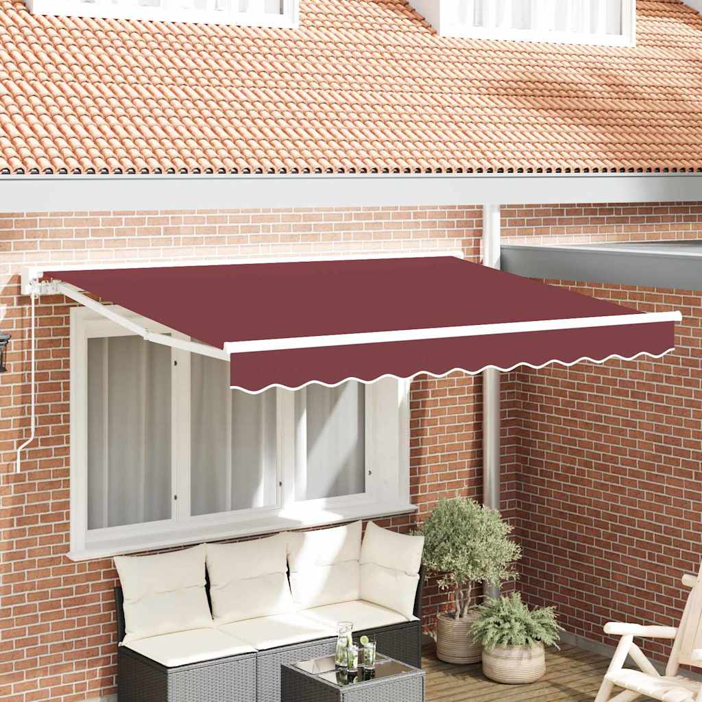 vidaXL Σκελετός Τέντας Μπορντό 300 x 200 cm