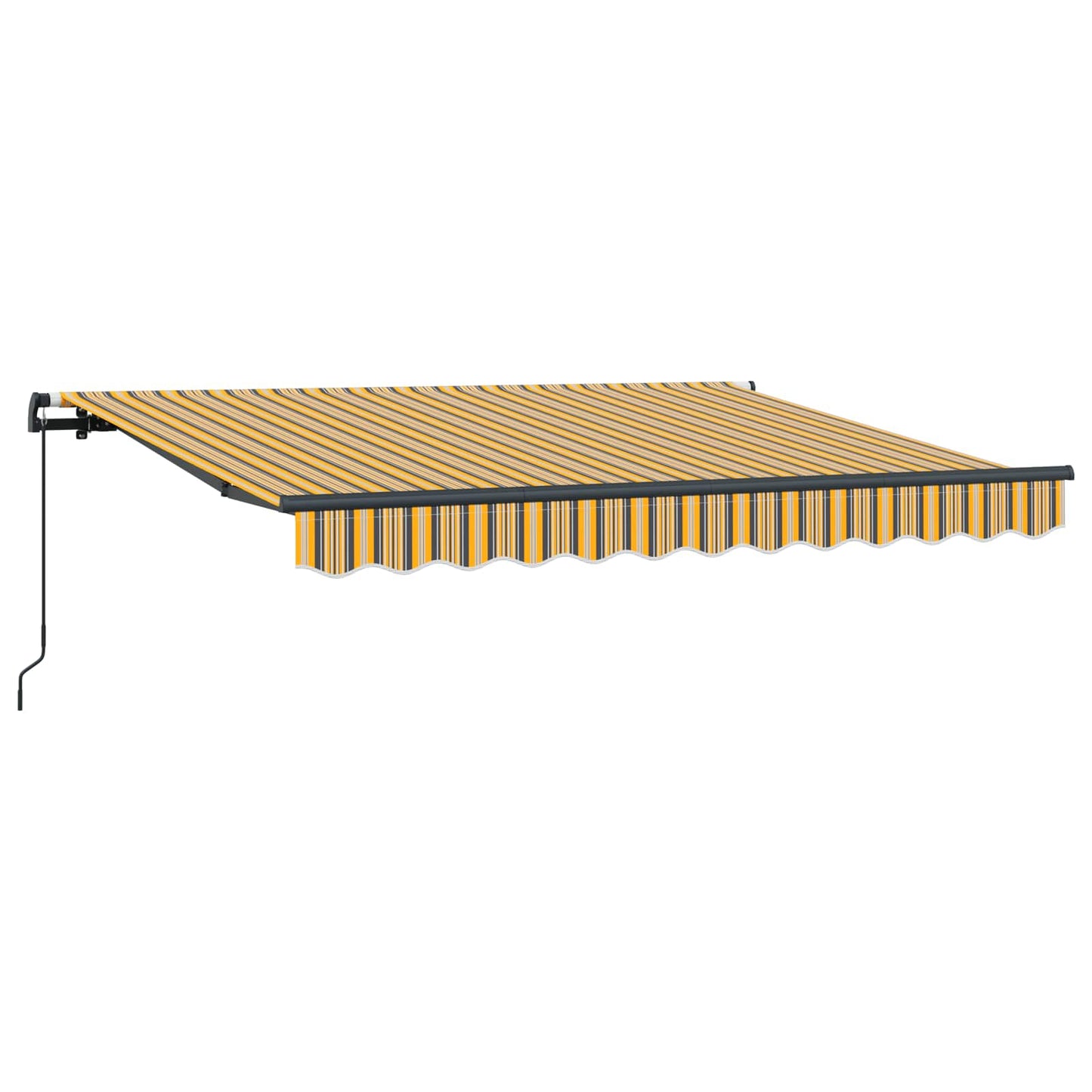vidaXL Αναδιπλούμενη τέντα Κίτρινο 300 x 200 cm ύφασμα