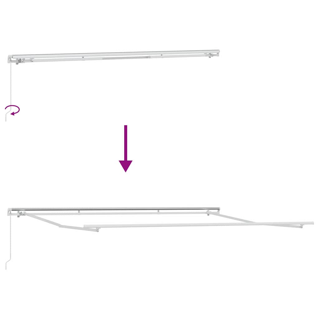 vidaXL Σκηνίτσα Αναδιπλούμενη Μπλε 350 x 200 cm ύφασμα