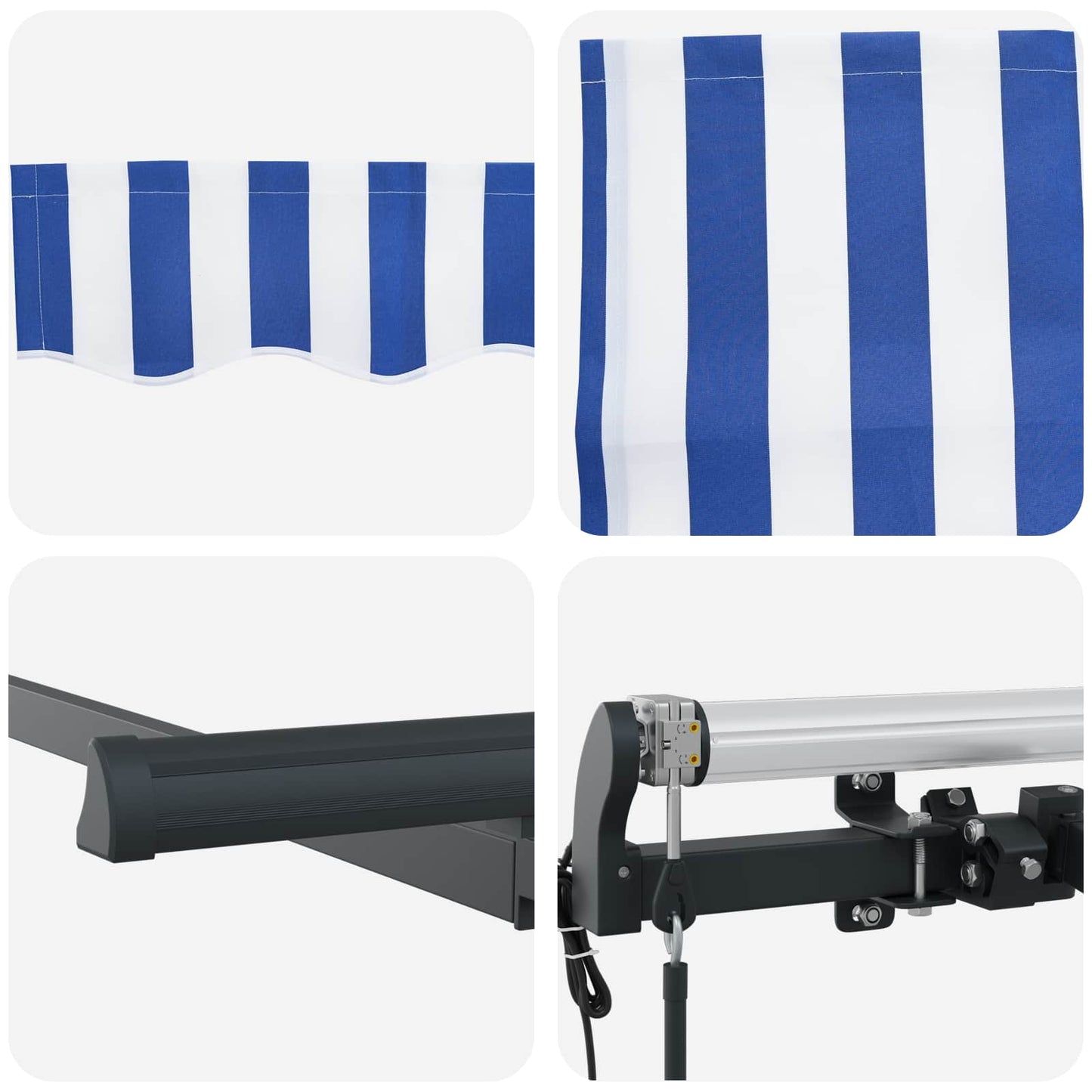 vidaXL Σκηνίτσα Αναδιπλούμενη Μπλε 350 x 200 cm ύφασμα
