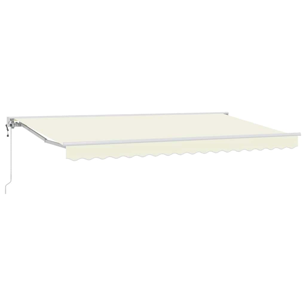vidaXL Σκηνίτσα Αναδιπλούμενη Κρεμ 350 x 200 cm Αλουμίνιο και Ύφασμα