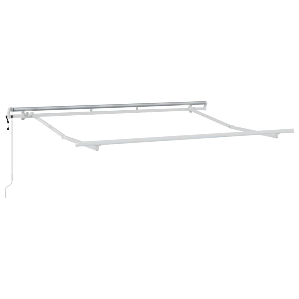 vidaXL Αναδιπλούμενη τέντα Καφέ 350 x 200 cm ύφασμα