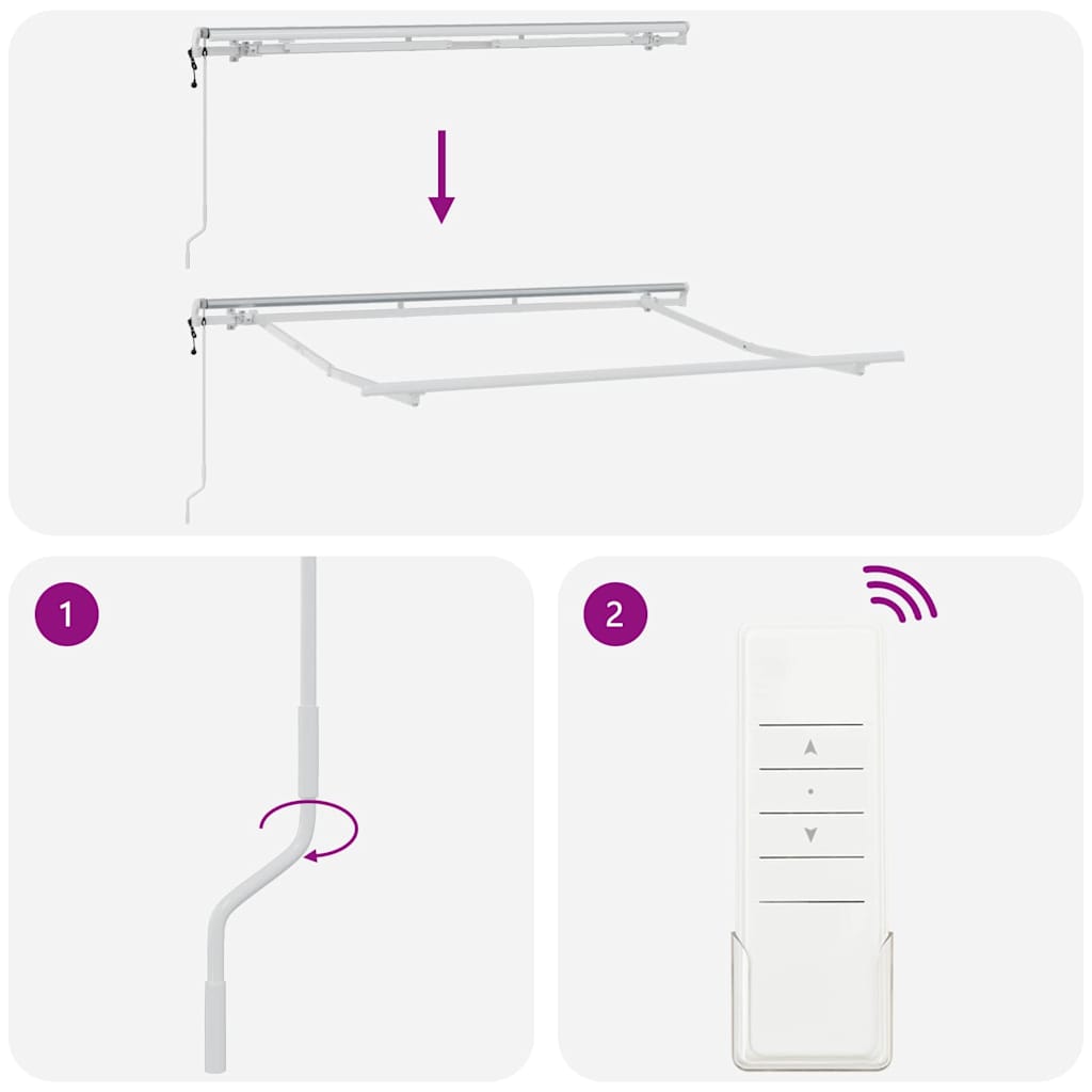 vidaXL Αναδιπλούμενη τέντα Καφέ 350 x 200 cm ύφασμα