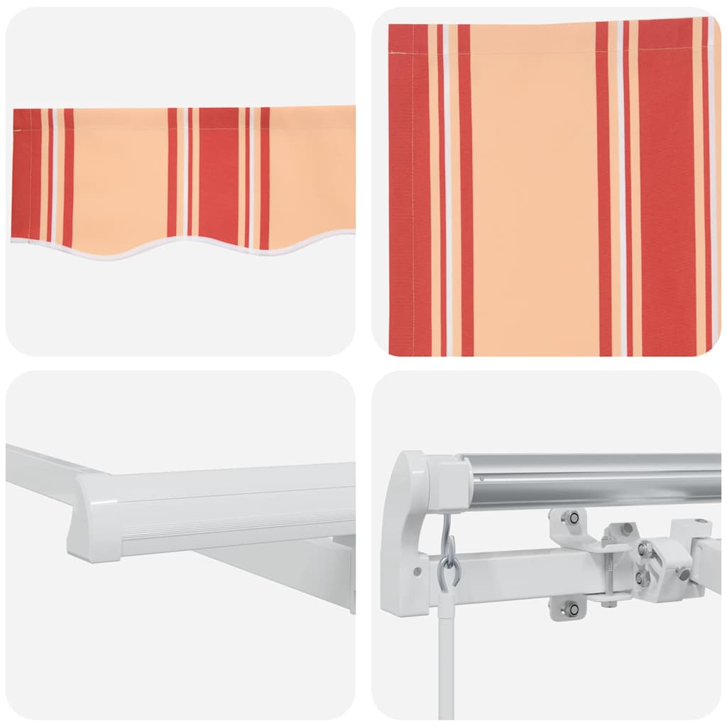 vidaXL Σκηνίτσα Αναδιπλούμενη Κίτρινο 350 x 200 cm ύφασμα