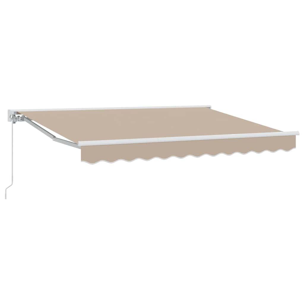 vidaXL Σκελετός Τέντας Μπεζ 350 x 200 cm Πολυεστέρας με Επικάλυψη PU