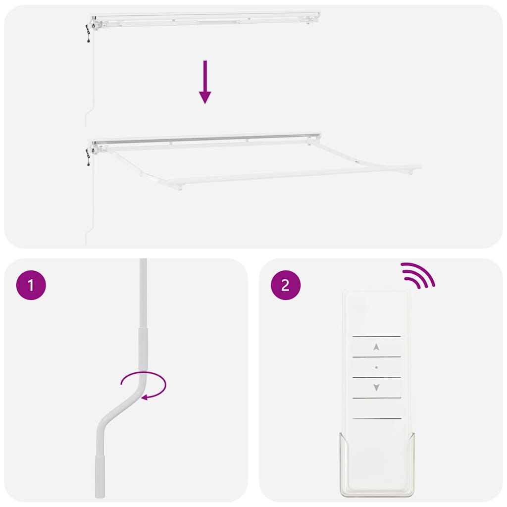 vidaXL Σκελετός Τέντας Μπεζ 350 x 200 cm Πολυεστέρας με Επικάλυψη PU