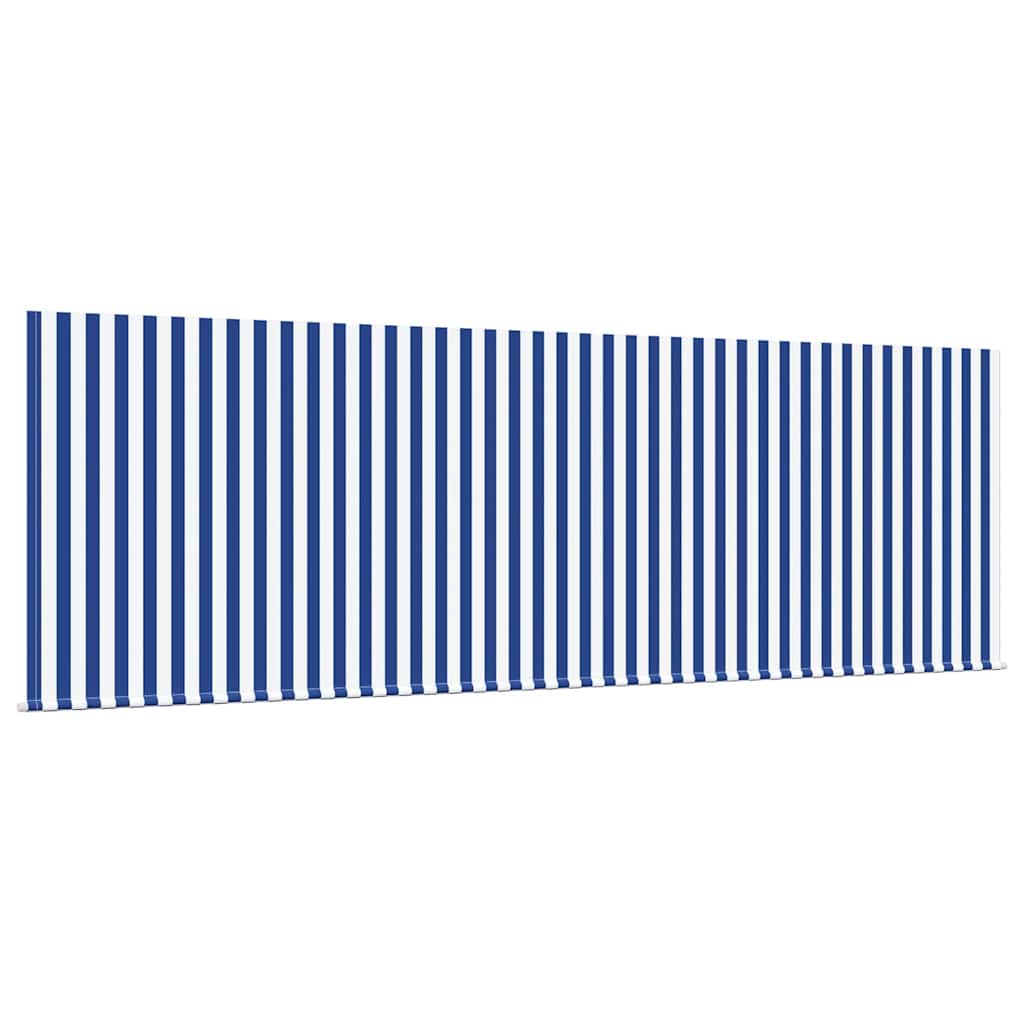 vidaXL Σκηνίτσα Αναδιπλούμενη Μπλε και άσπρο 400 x 200 cm