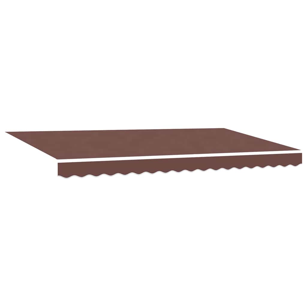 vidaXL Αναδιπλούμενη τέντα Καφέ 400 x 200 cm ύφασμα