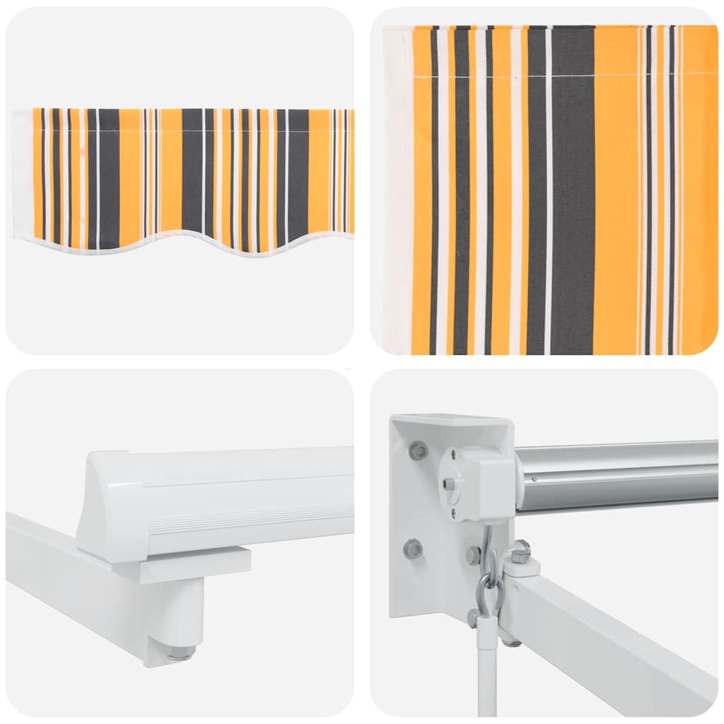 vidaXL Αναδιπλούμενη τέντα Πολύχρωμο 300 x 250 x 165 εκ.