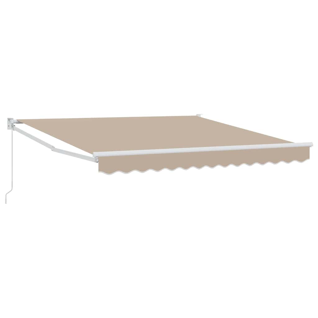vidaXL Αναδιπλούμενη τέντα Μπεζ 300 x 250 x 165 εκ.