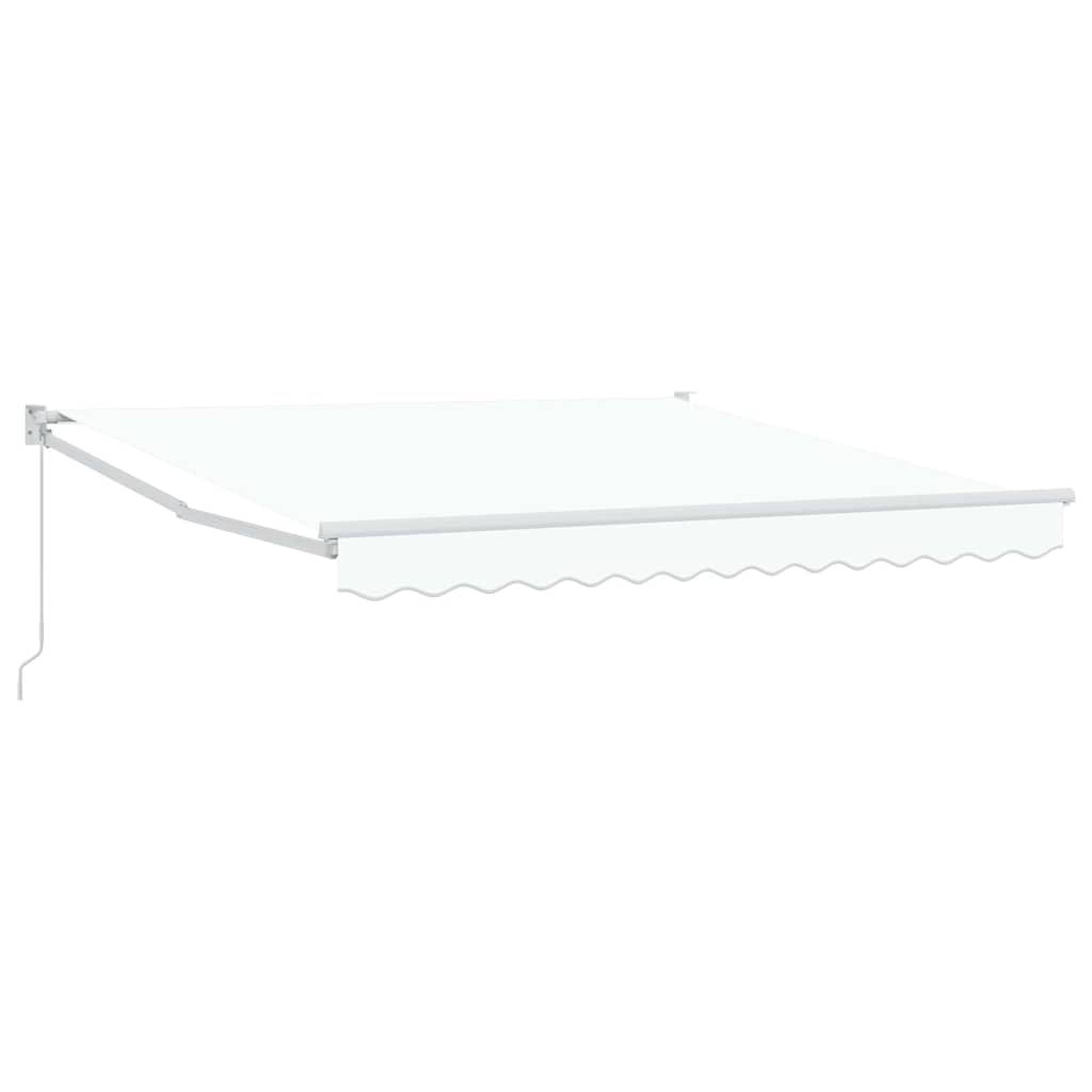 vidaXL Αναδιπλούμενη τέντα Λευκό 300 x 250 x 165 εκ.