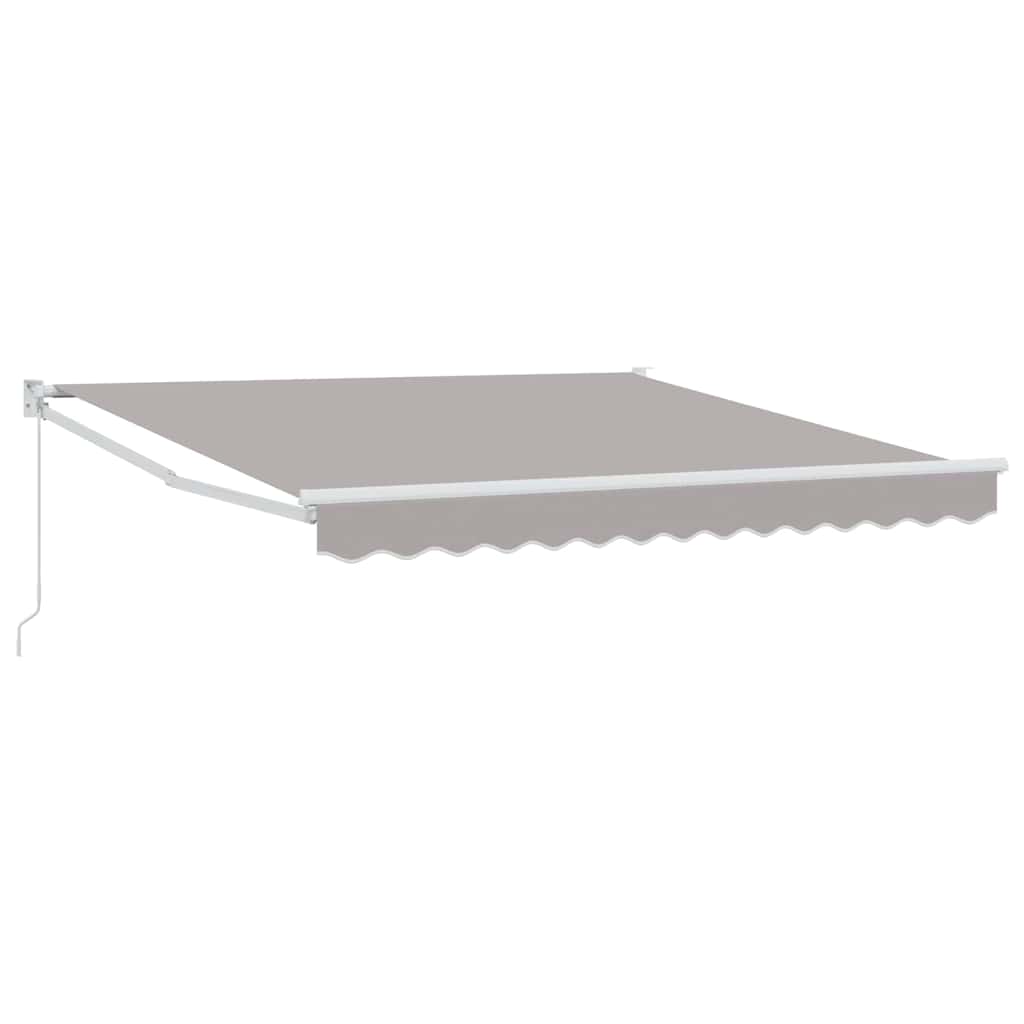 vidaXL Αναδιπλούμενη τέντα Ανοιχτό γκρι 300 x 250 x 165 εκ.