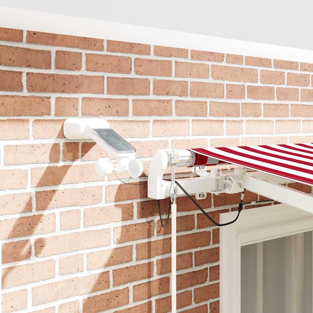 vidaXL Σκηνίτσα Αναδιπλούμενη Κόκκινο και Λευκό 350 x 250 εκ