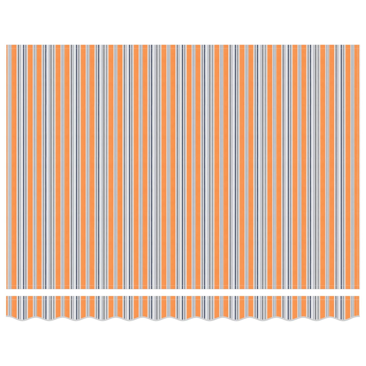 vidaXL Σκηνίτσα Αναδιπλούμενη Μπλε και Πορτοκαλί 350 x 250 εκ