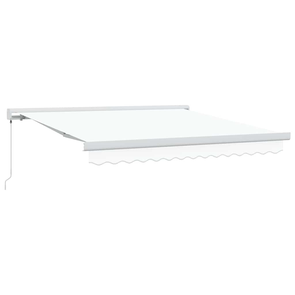 vidaXL Σκηνίτσα Αναδιπλούμενη Λευκό 350 x 250 εκ Ύφασμα, Μέταλλο