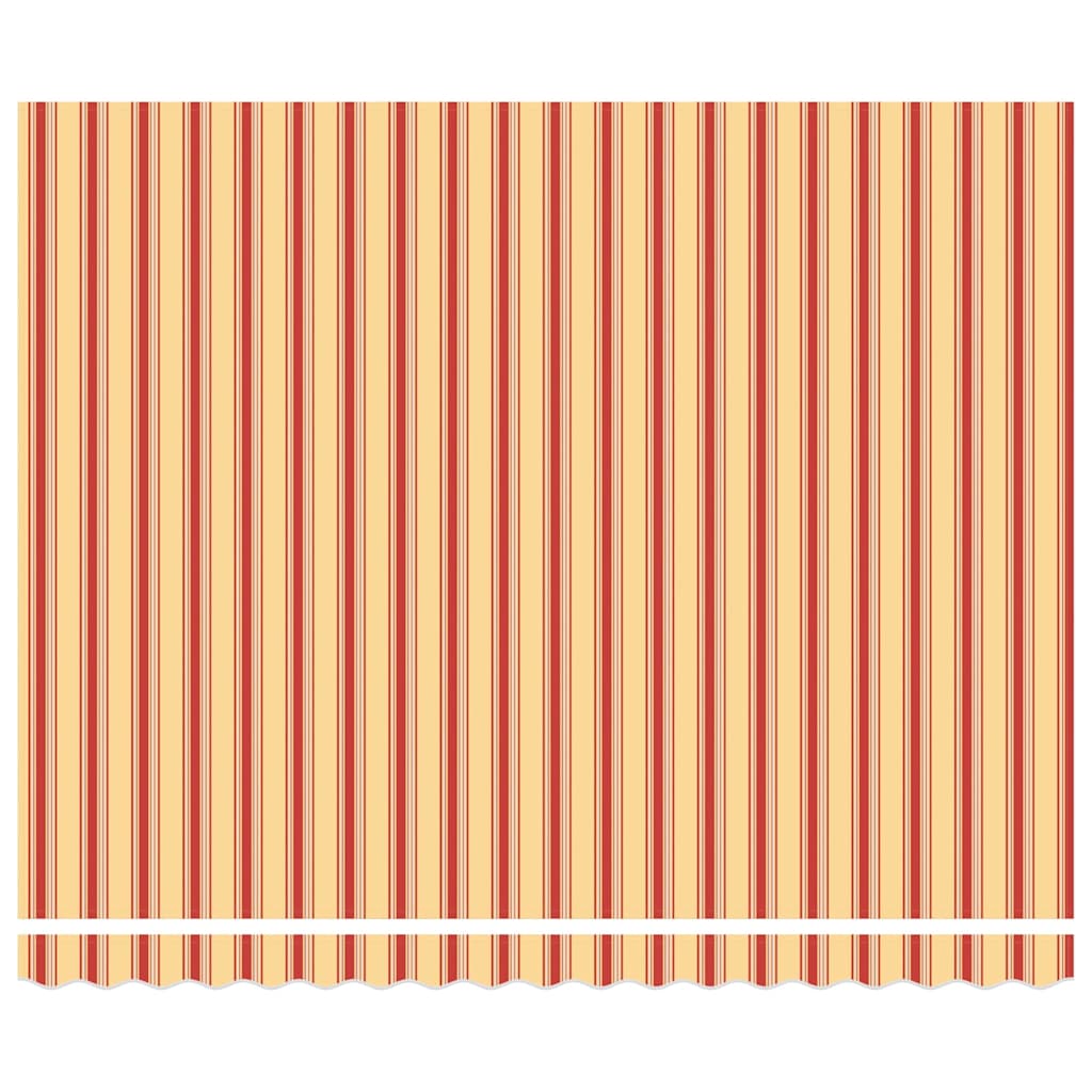 vidaXL Χειροκίνητη Ανασυρόμενη Τέντα Κίτρινη και Πορτοκαλί 400x300 εκ