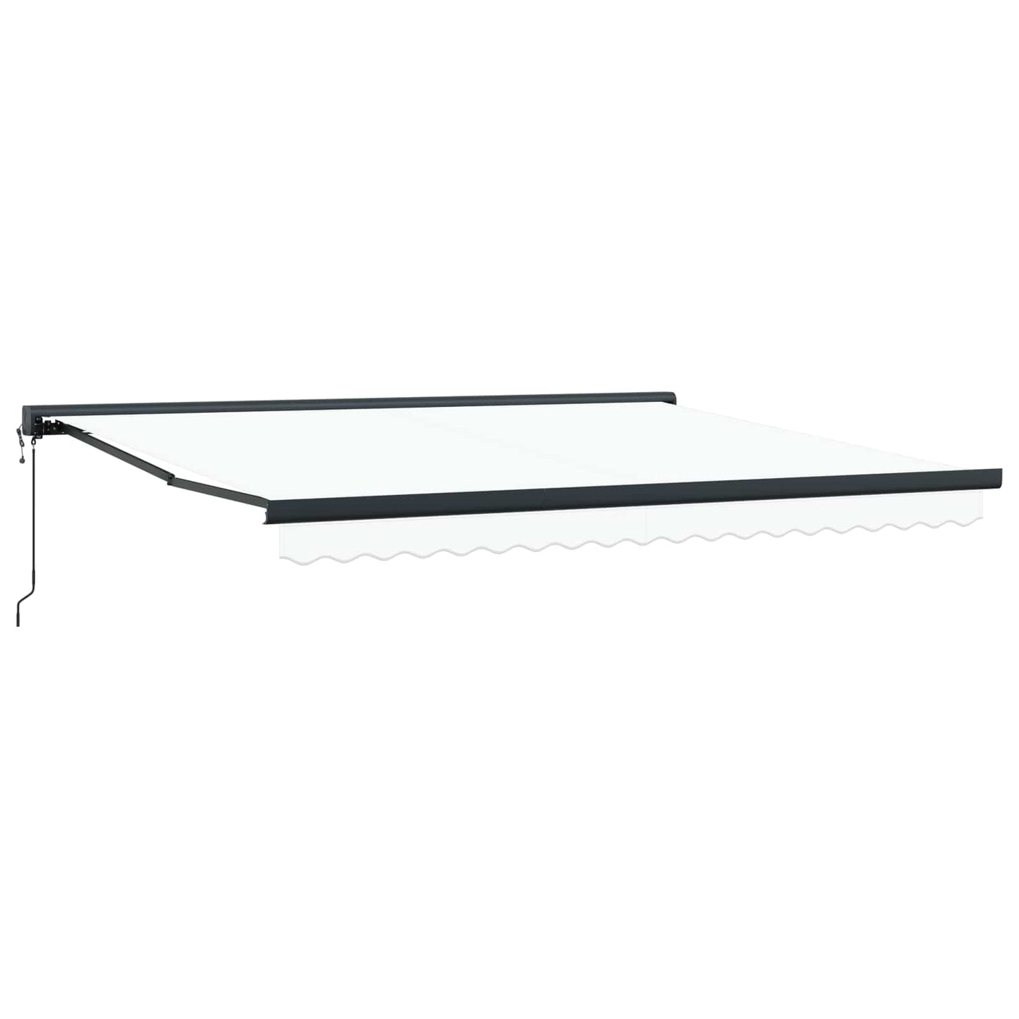 vidaXL Αυτόματη Ανασυρόμενη Τέντα Λευκή 400x300 cm