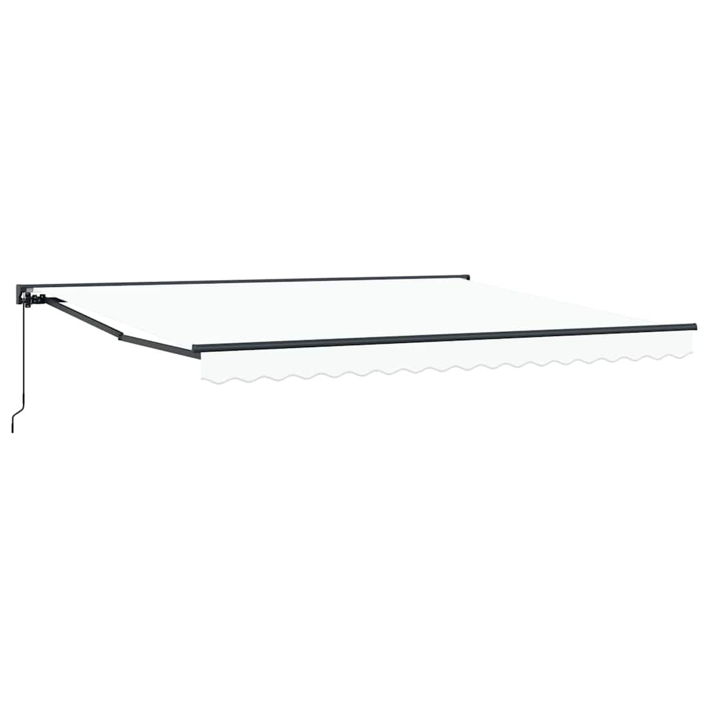 vidaXL Σκηνίτσα Αναδιπλούμενη Λευκό 400 x 300 εκ Αλουμίνιο και Ύφασμα