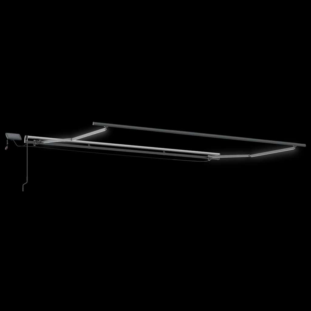 vidaXL Αναδιπλούμενη τέντα Πράσινο και Λευκό 400 x 300 εκ