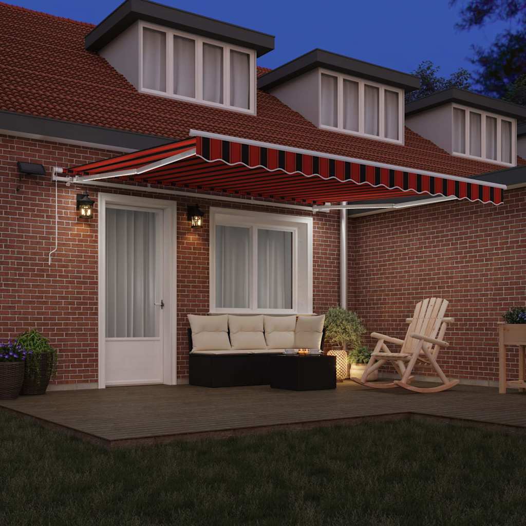 vidaXL Σκηνίτσα Αναδιπλούμενη with 400 x 350 εκ πορτοκαλί και καφέ