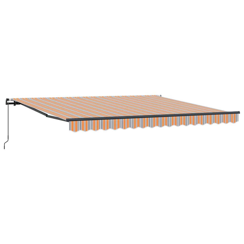 vidaXL Αναδιπλούμενη τέντα Πολύχρωμο 400 x 350 εκ