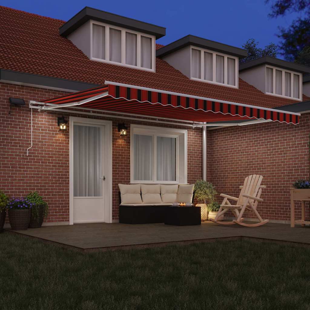vidaXL Σκηνίτσα Αναδιπλούμενη with 450 x 300 εκ πορτοκαλί και καφέ