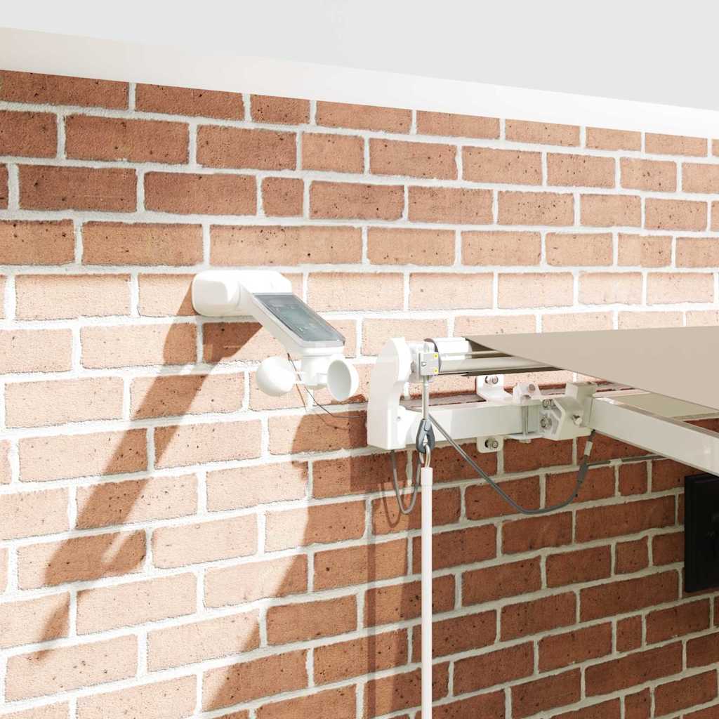 vidaXL Αναδιπλούμενη τέντα Μπεζ 450 x 350 εκ Πολυεστέρας