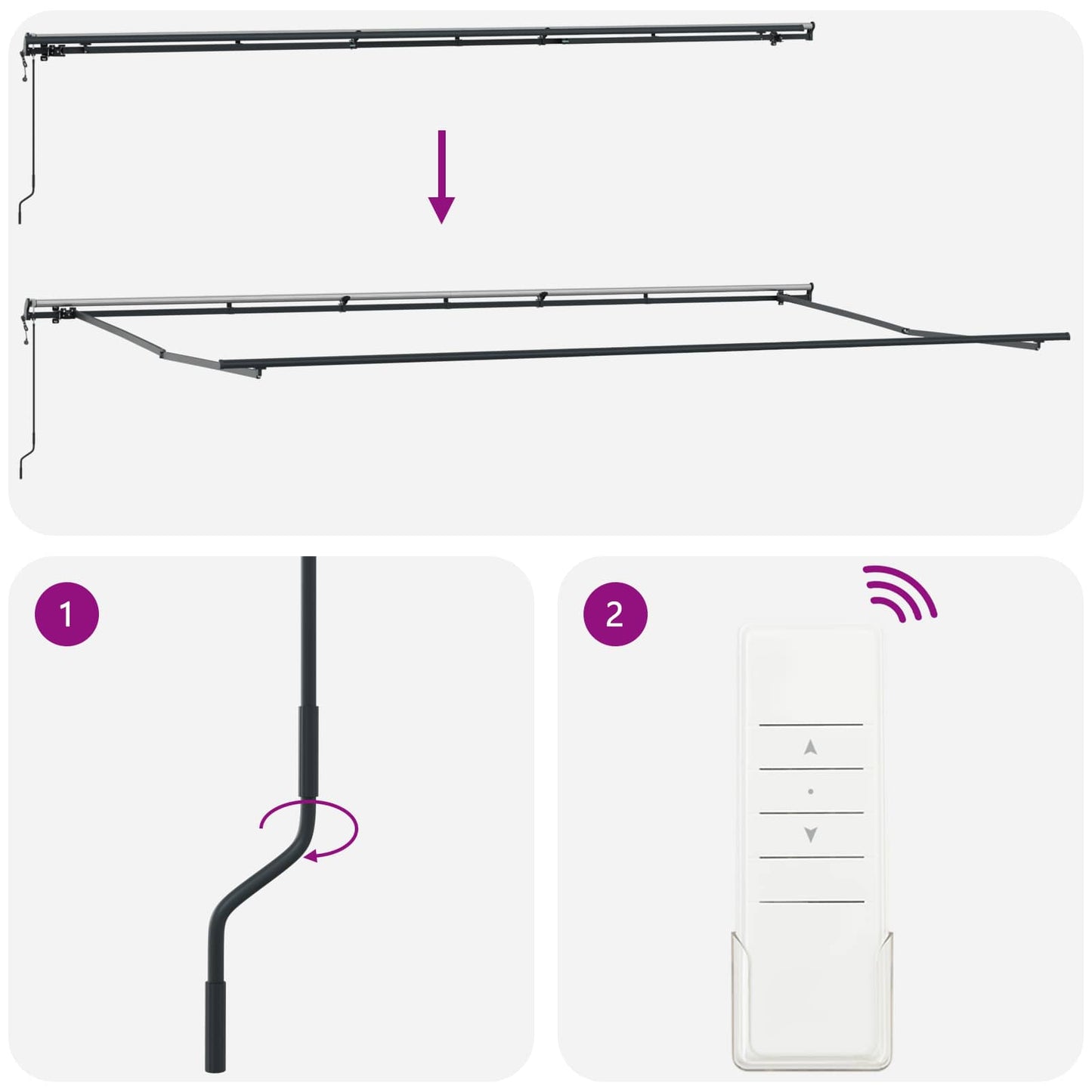 vidaXL Σκηνίτσα Αναδιπλούμενη Πολύχρωμο 600 x 300 εκ