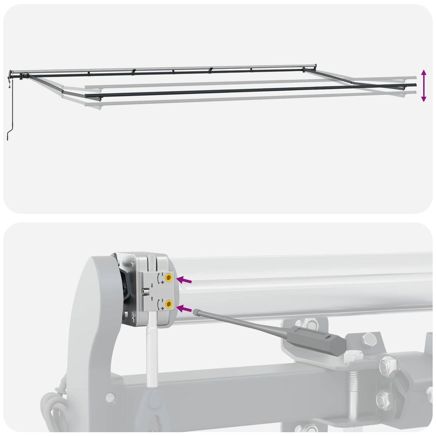 vidaXL Σκηνίτσα Αναδιπλούμενη Πολύχρωμο 600 x 300 εκ