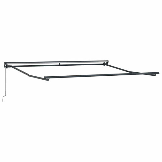 vidaXL Σκελετός Τέντας Ανθρακί 3,5 x 2,5 μ Ατσάλι με Πούδρα