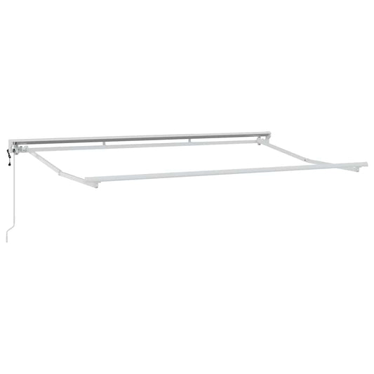 vidaXL Σκελετός Τέντας Λευκό 3,5 x 2 m Ατσάλι με Πούδρα