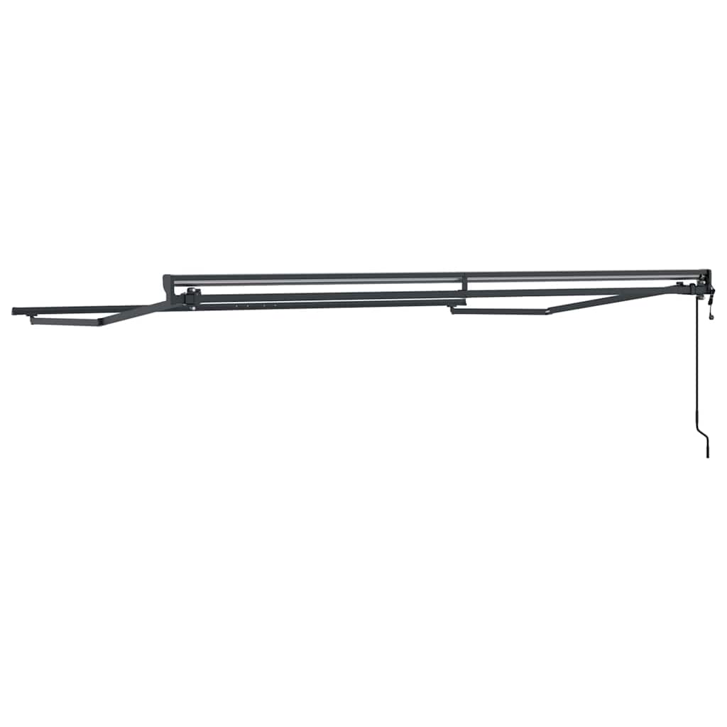 vidaXL Σκελετός Τέντας Ανθρακί 3,5 x 2,5 μ Ατσάλι με Πούδρα