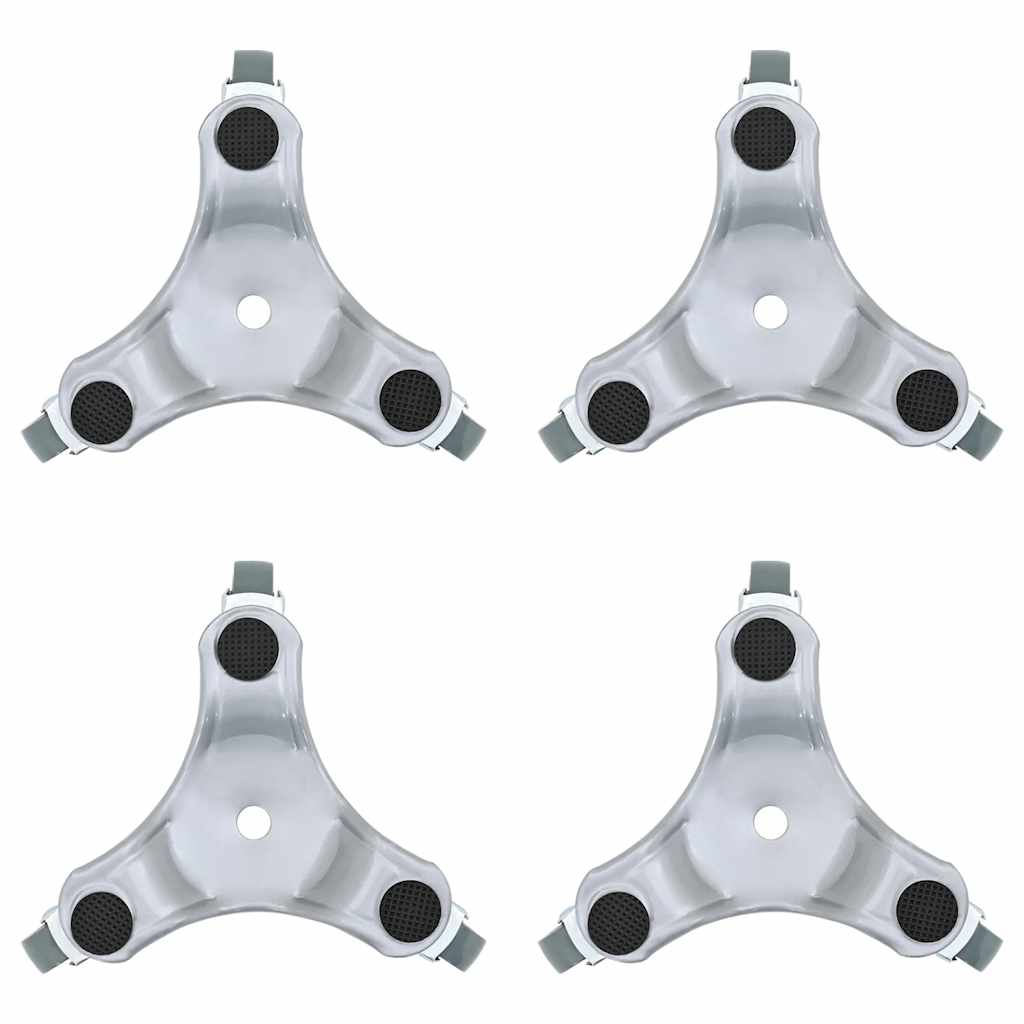 vidaXL Ρόλοι Επίπλων 4 τεμ. 16x14,5x5,5 εκ. Ατσάλι 180 κ.