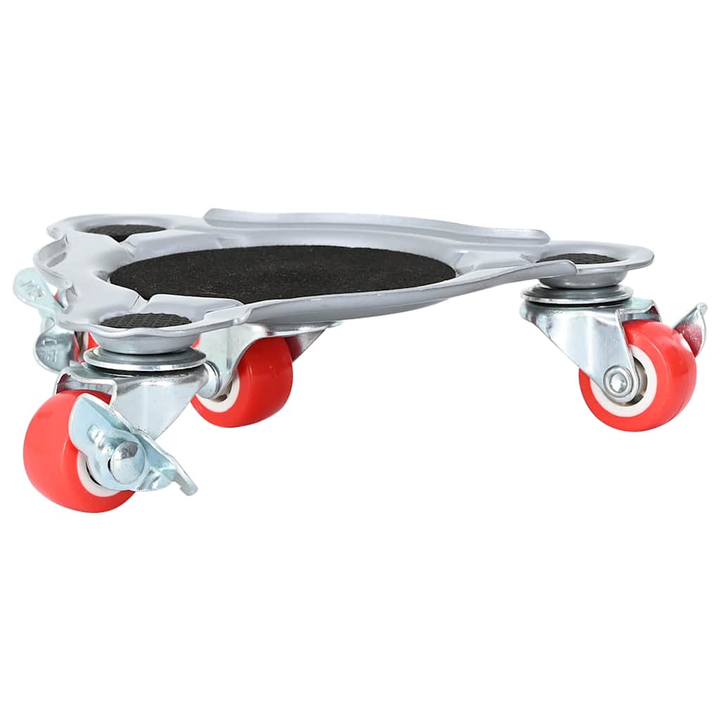 vidaXL Ρόλοι Επίπλων 4 τεμ. με Ανυψωτικό 14,5x13,5x4 εκ. Ατσάλι 400 κιλά