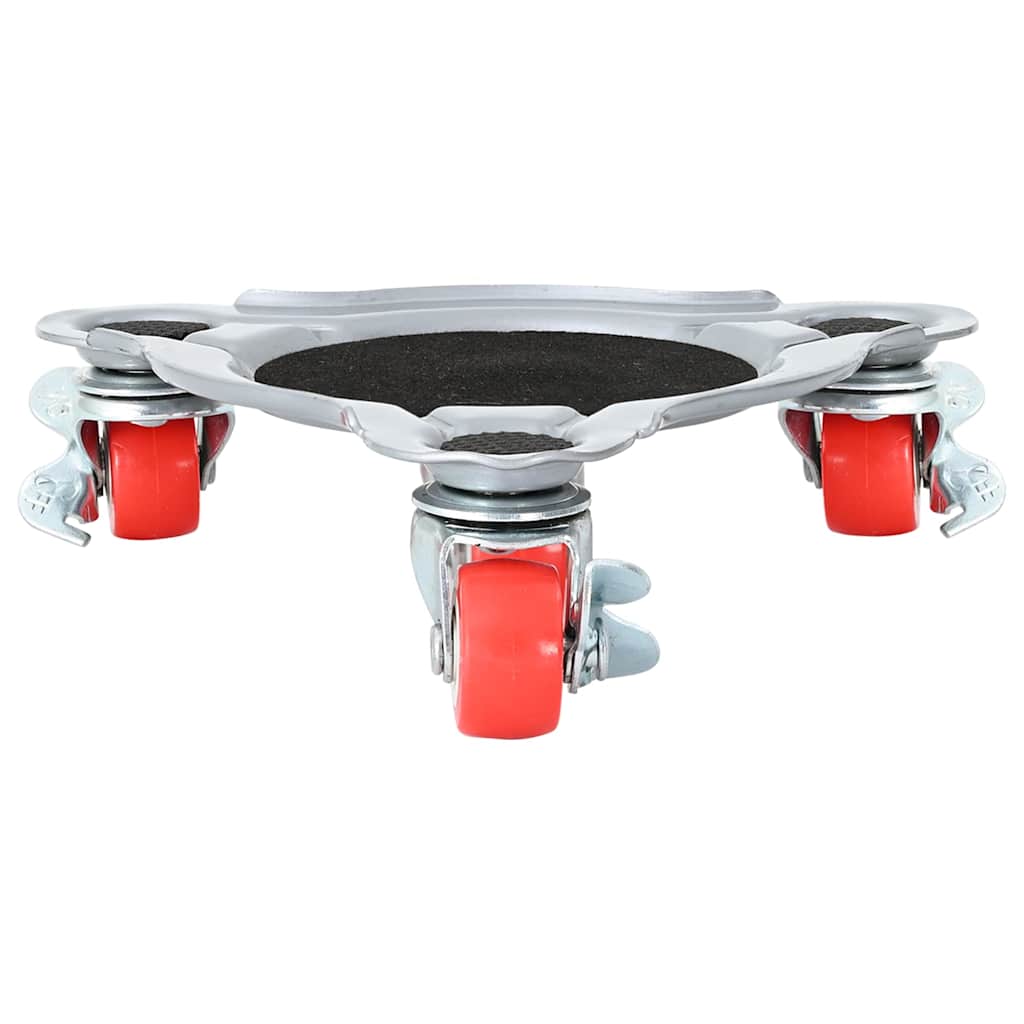 vidaXL Ρόλοι Επίπλων 4 τεμ. με Ανυψωτικό 14,5x13,5x4 εκ. Ατσάλι 400 κιλά