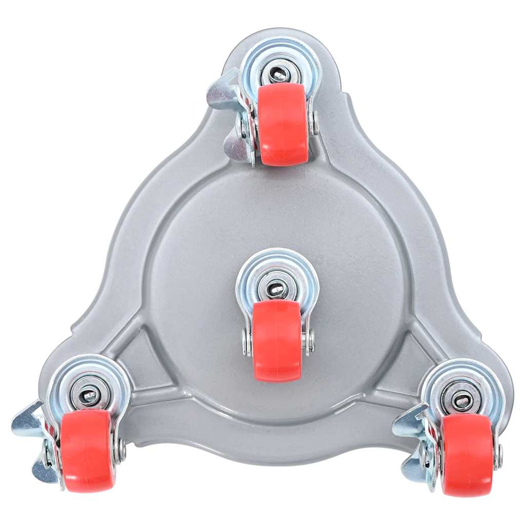 vidaXL Ρόλοι Επίπλων 4 τεμ. με Ανυψωτικό 14,5x13,5x4 εκ. Ατσάλι 400 κιλά